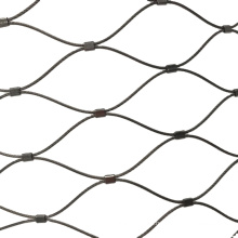 Hot sale animal security protection stainless steel woven wire rope zoo mesh usa